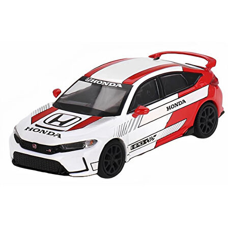 Mini Gt 1/64 Honda Civic Type R #2 2023 Pace Car White  Model Araba
