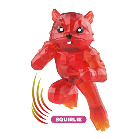 Esnek Uzayan Kristal Stretch Uzayan Yumuşak Figür 14 Cm Squirlie Kırmızı - 1 Adet