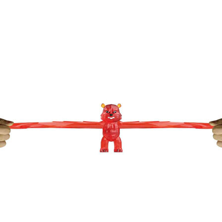 Esnek Uzayan Kristal Stretch Uzayan Yumuşak Figür 14 Cm Squirlie Kırmızı - 1 Adet
