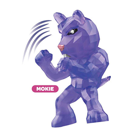 Esnek Uzayan Kristal Stretch Uzayan Yumuşak Figür 14 Cm Mokie Mor- 1 Adet