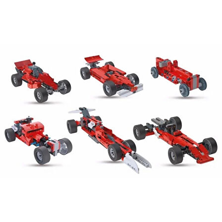 Mekanik Laboratuvarı Çok Parçalı Yapı Oyuncağı Yarış Arabaları Formula 1