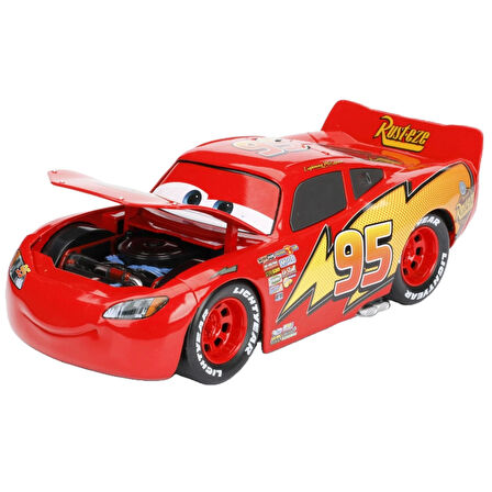 Jada 1/24 JADA Lightning McQueen Free Wheel Koleksiyonluk Model Araba
