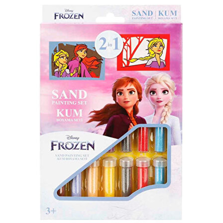 2in1 Frozen Kum Boyama Seti DS 34