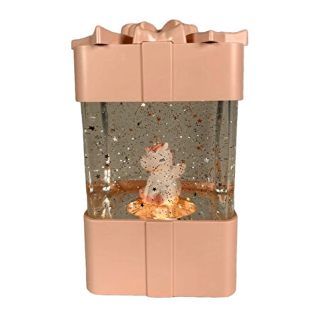 Plastik Kare 2025 Yılbaşı Yeni Yıl Hediyelik Kar Küresi LLM-HDY0377