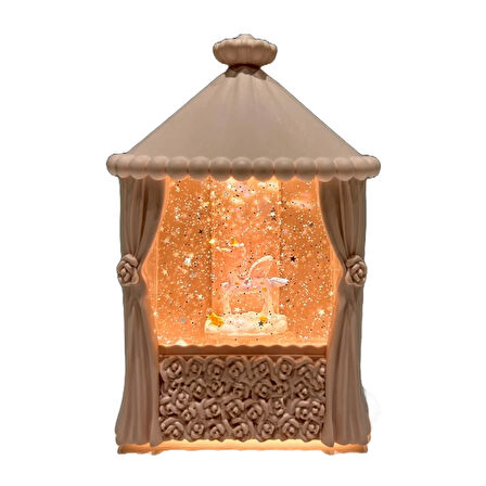 Plastik Dikdörtgen 2025 Yılbaşı Yeni Yıl Hediyelik Kar Küresi LLM-HDY0374