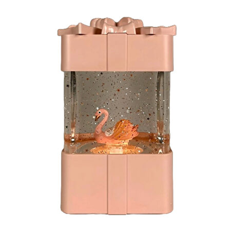 Plastik Kare 2025 Yılbaşı Yeni Yıl Hediyelik Kar Küresi LLM-HDY0376