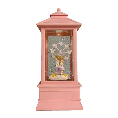 Kar Küresi Yeni Yıl Yılbaşı Hediyelik PLastik Fener Büyük Boy LLM-HDY0109