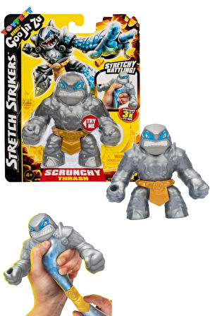 Goo Jit Zu Stretch Strikers Esnek Uzayan Yumuşak Tekli Figür Paket - Thrash