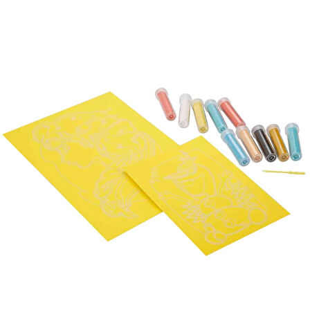 2in1 Frozen Kum Boyama Seti