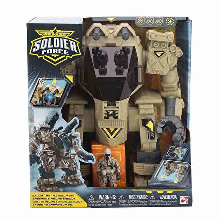 Soldier Force Exobot Savaş Mekanizması Seti - 30 CM