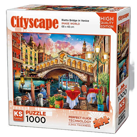 KS Games Riatto Bridge in Venice Puzzle 1000 Parça 20757