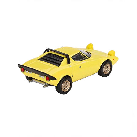 Mini GT 1/64 Lancia Stratos HF Stradale Giallo Fly Koleksiyonluk Metal Model Araba