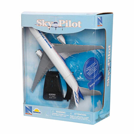 1:240/1:270 Ölçekli Sky Pilot Boeing 747/ 777 Model Yolcu Uçağı - 1 ADET