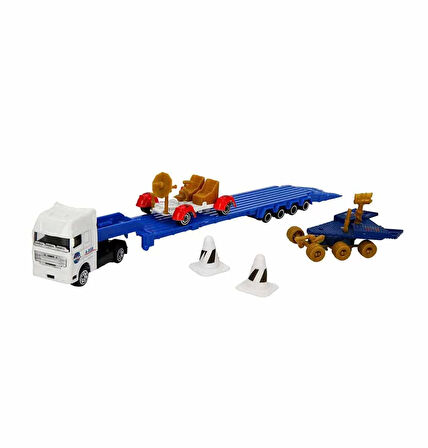 1:64 Aerospace Transporter Tır Uzay Seti - 27 CM