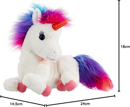 Animagic Parlayan Gökkuşağı Yeleli Sesli ve Işıklı Unicorn