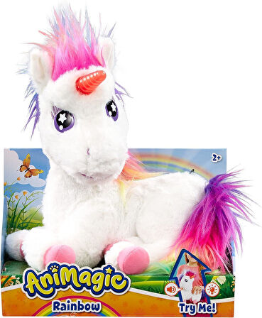 Animagic Parlayan Gökkuşağı Yeleli Sesli ve Işıklı Unicorn