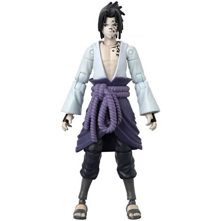 Bandai Anime Heroes Naruto Sasuke Uchiha Figür ve Aksesuar Seti 16 cm