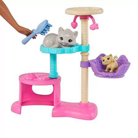 Model Bebek ve Yavru Kedileri Oyun Seti HHB70