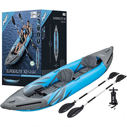 Hydro Force Surge Elite X2 Kayak Şişme Bot 382 x 94 x 42 cm 