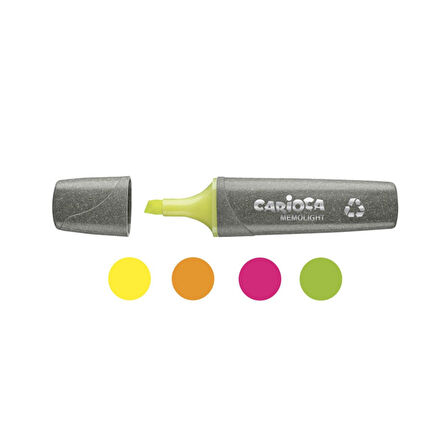 Carioca Eco Family Fosforlu Marker 4'lü