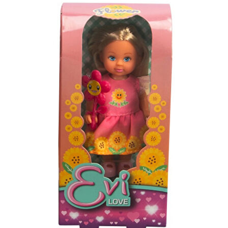 Evi Love Flowers - Çiçekli Oyuncak Model Bebek 15 CM - 1 ADET
