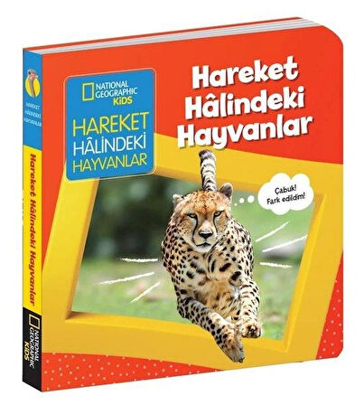 Hareket Halindeki Hayvanlar Eğitici Çocuk Kitabı