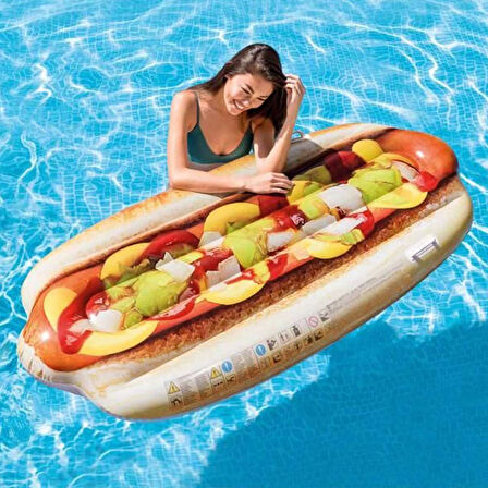 Hot Dog Havuz Deniz Yatağı 173 cm