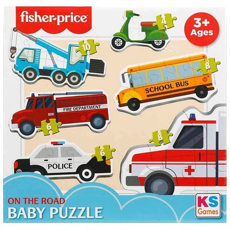 Price Baby On The Road 6 in 1 Puzzle