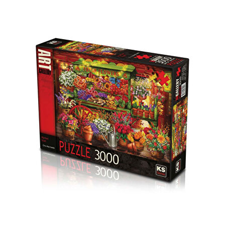 KS Market Stall 3000 Parça Puzzle