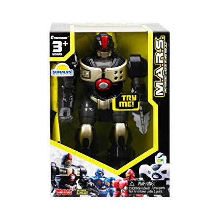 Sesli ve Işıklı Yürüyen Robot 18 cm.