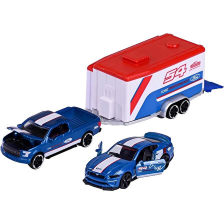 Majorette Car Trailer Ford Araba - 1 ADET