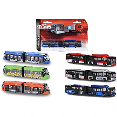 Majorette Transporter Toplu Taşıma Aracı Metal Model - 1 ADET
