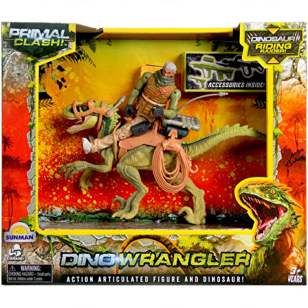 Primal Clash Dino Wrangler Dinozor Binici Macera Seti - 1 ADET