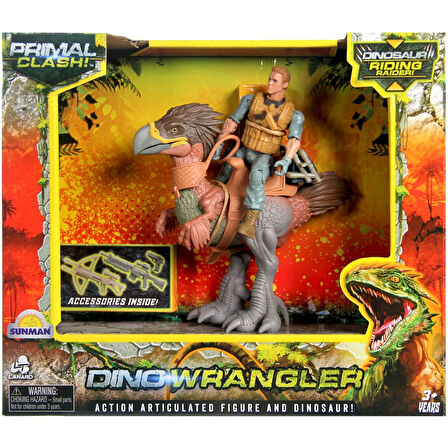 Primal Clash Dino Wrangler Dinozor Binici Macera Seti - 1 ADET