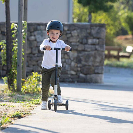 Ahşap 3W Katlanabilir Scooter