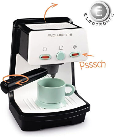Işıklı ve Ses Efektli Oyuncak Espresso Kahve Makinesi