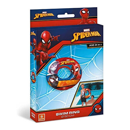 Spiderman Figürlü Deniz Havuz Çocuk Yüzücü Can Simidi 50 cm