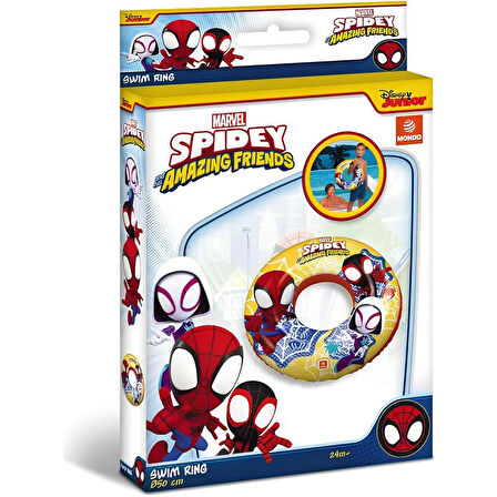 Spidey Figürlü Deniz Havuz Çocuk Yüzücü Can Simidi 50 cm