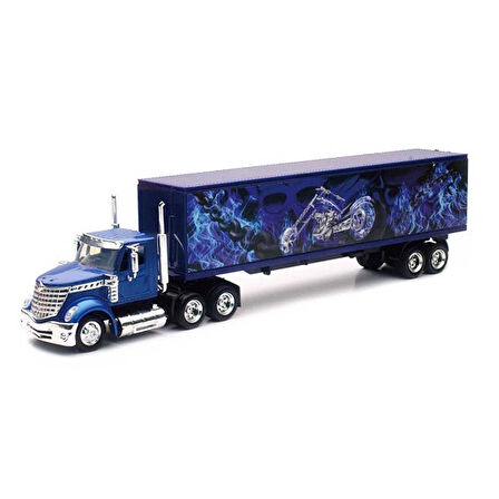 1:43 Long Haul International Lonestar Taşıyıcı Tır - 39 CM