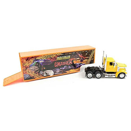 1:43 Long Haul International Lonestar Taşıyıcı Tır - 39 CM