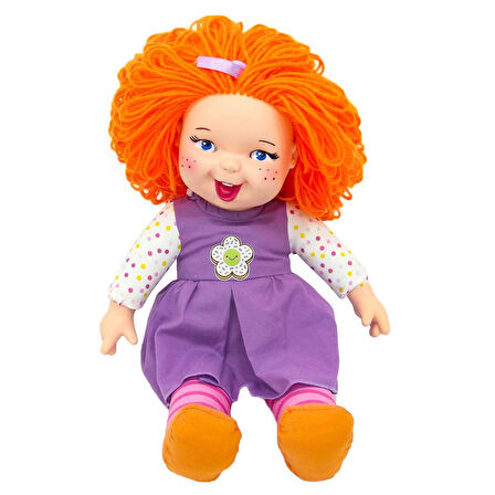 Rengarenk Sevimli Bez Bebek  40 cm - 1 ADET