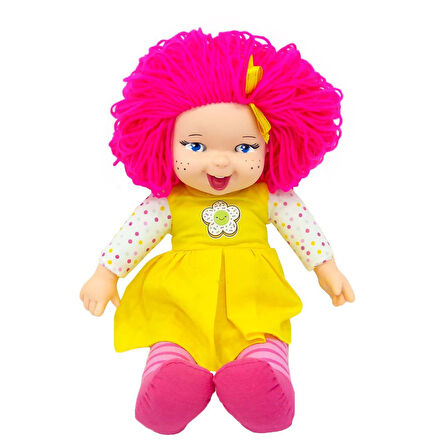 Rengarenk Sevimli Bez Bebek  40 cm - 1 ADET