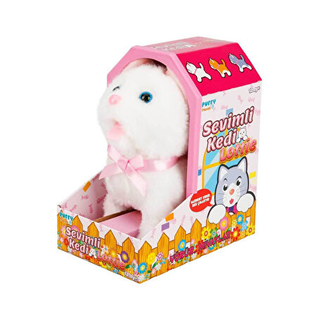 Jamina Sevimli Sesli ve Hareketli Peluş Kedi Lottie