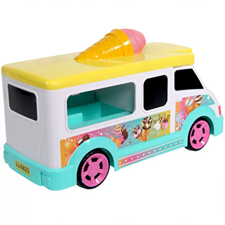 Sesli ve Işıklı Dondurma Arabası - 34 CM