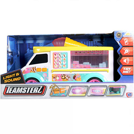 Sesli ve Işıklı Dondurma Arabası - 34 CM