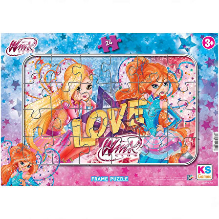 Winx 24 Parça Frame Puzzle