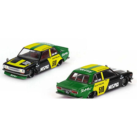 Mini GT 1/64 Datsun Street 510 Racing V2 Koleksiyonluk Metal Model Araba