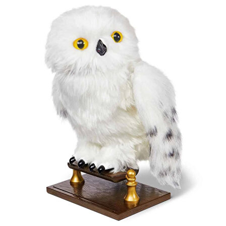 Harry Potter Büyüleyici İnteraktif Hareketli Sesli Hedwig Baykuş  - 20 CM