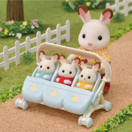 Sylvanian Families Üçüz Bebek Arabası 5533