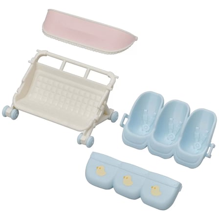 Sylvanian Families Üçüz Bebek Arabası 5533